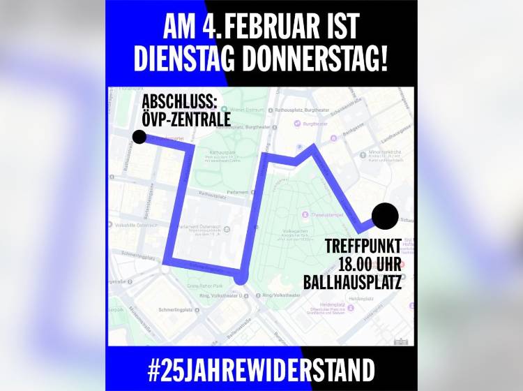 25. Jahrestag der Donnerstagsdemos