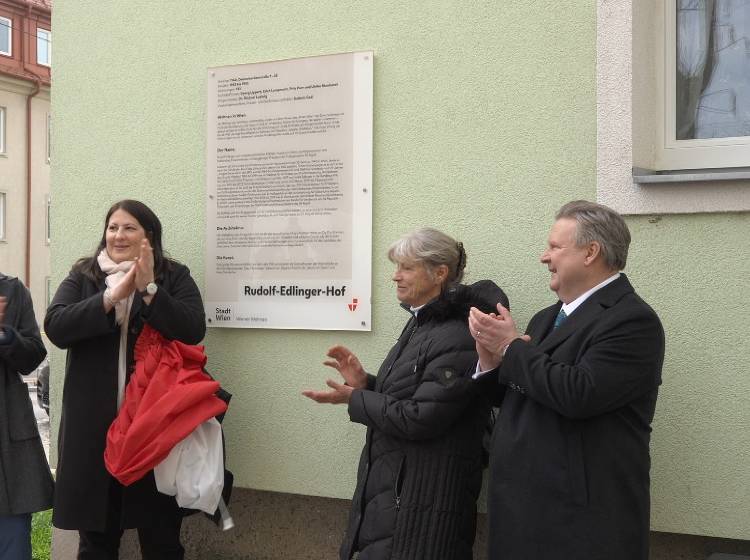 Penzing: Ein Gemeindebau für Rudi Edlinger