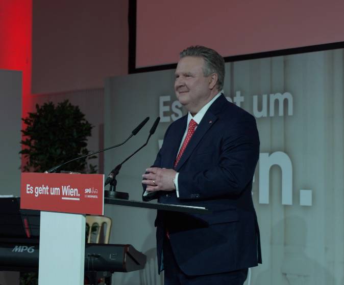 Nationalbibliothek: Austausch mit dem Bürgermeister