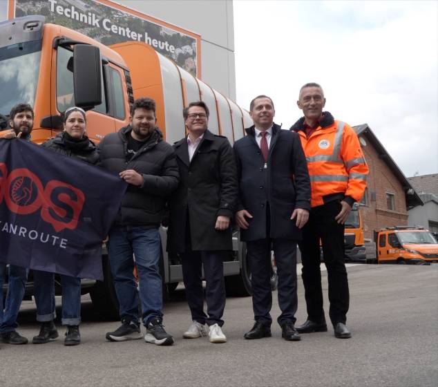 Ein Müllauto für Wiens Partnerstadt Bihać