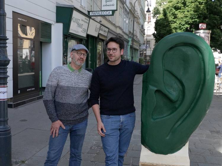 Margareten: Offenes Ohr in Grün