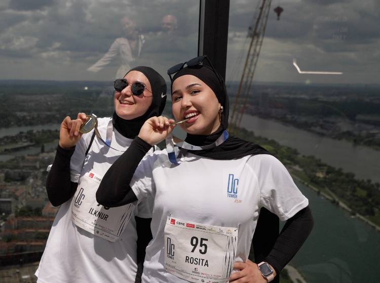 Höchstleistung auf 1.412 Stufen beim 2. DC Tower Run