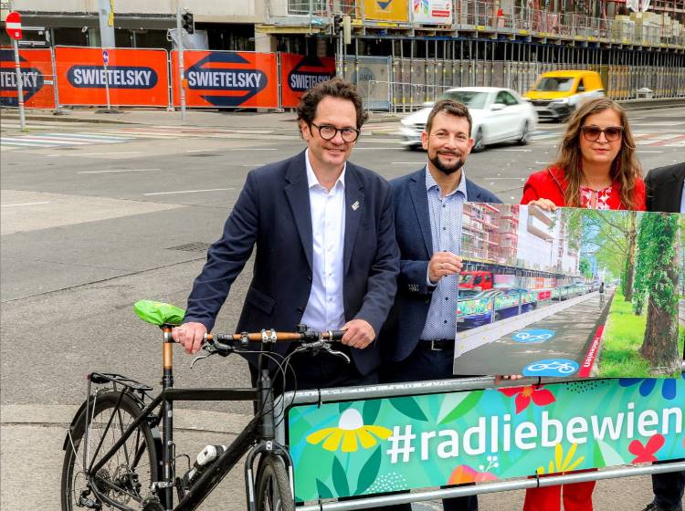 Neubaugürtel: Schneller unterwegs am neuen Radweg