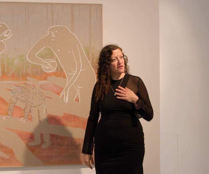 Kahan Art Space: Dialog mit totem Vater durch Bilder