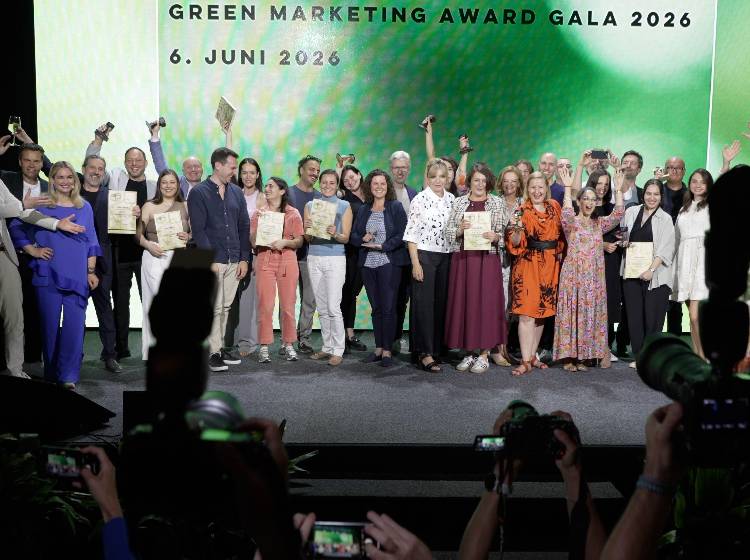 Grüner Teppich für nachhaltiges Marketing