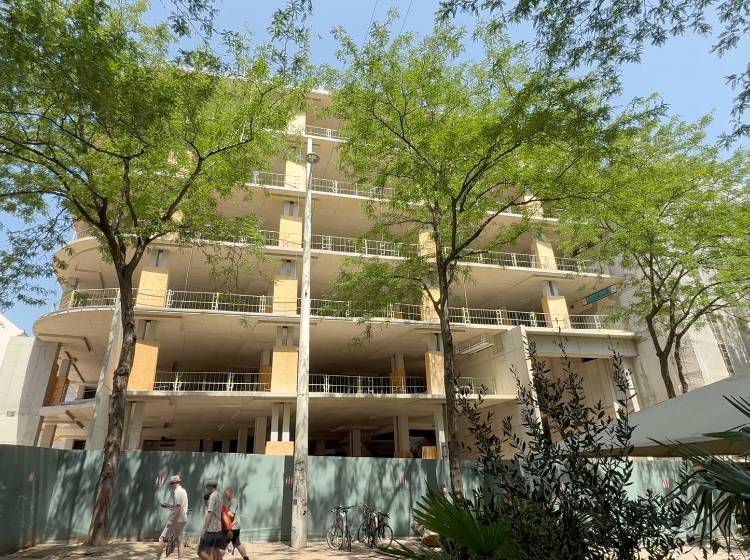 "Lamarr"-Rohbau: Der Abbruch hat begonnen