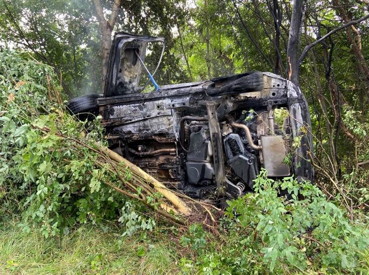 Höhenstraße: Unfallopfer verbrannt