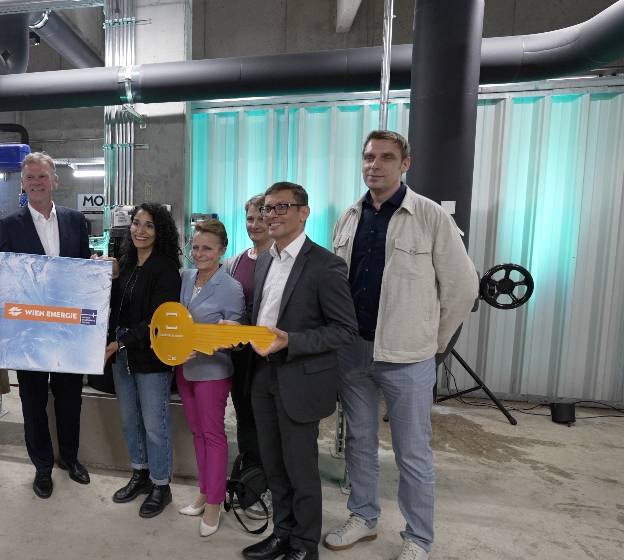 Neue Fernkältezentrale mit größtem Eiswürfel Wiens