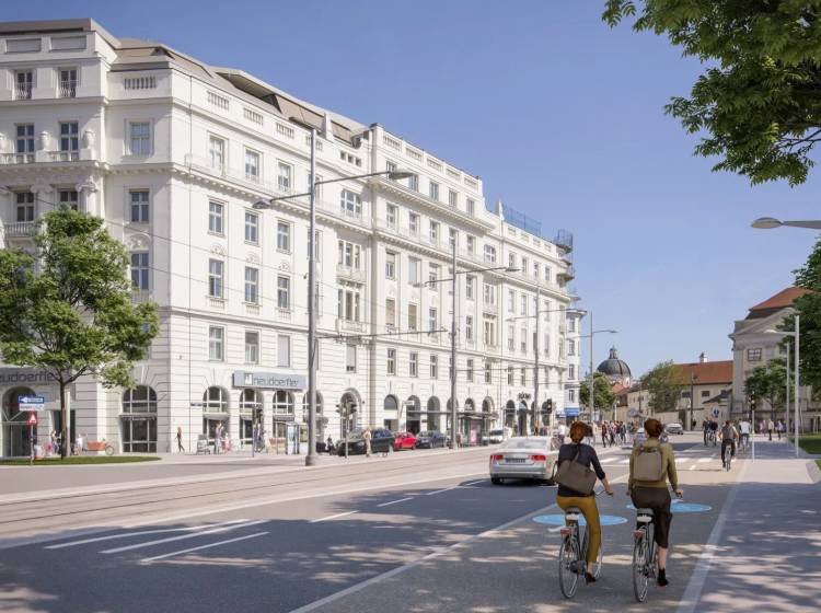 Bezirksflash: Radweg am Rennweg gefordert