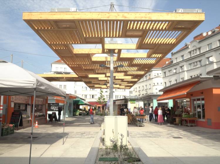 Schlingermarkt: Erster Teil nun „klimafit“