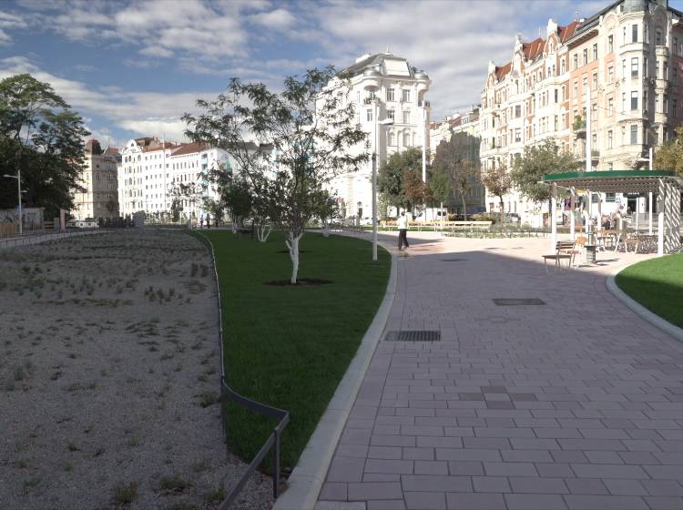 Eröffnet: Naschpark am Naschmarkt ist fertig