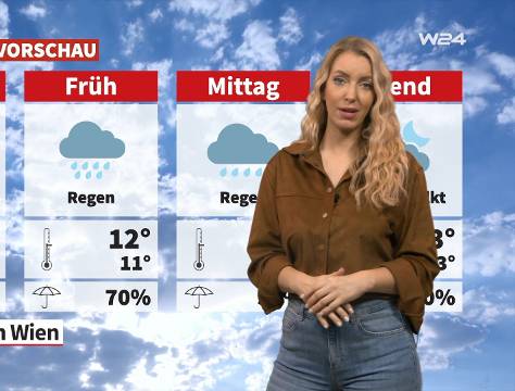 24 Stunden Wien Wetter: Freitag wird regnerisch
