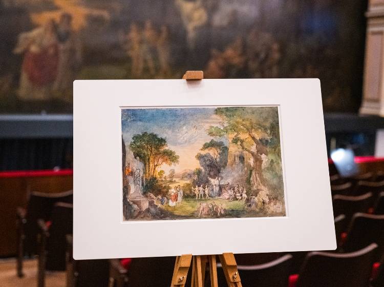 Aquarell aus der Albertina findet neuen Platz im Theater an der Wien