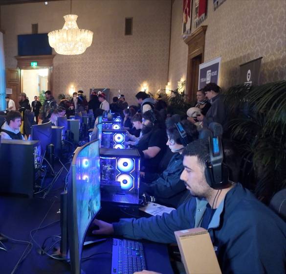 Dabei bei der Game City im Rathaus