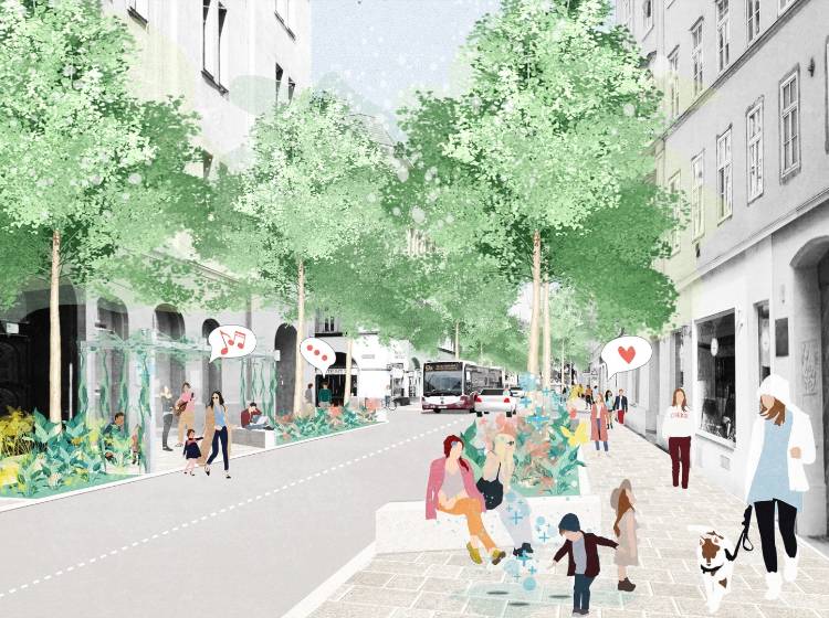 Bezirksflash: Klimafitte Gumpendorfer  Straße weiter Ziel