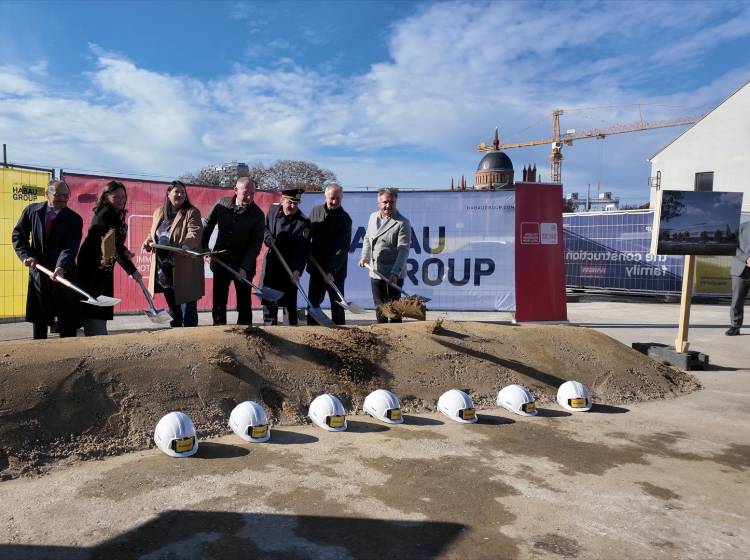 Favoriten: Spatenstich für neues Polizeizentrum