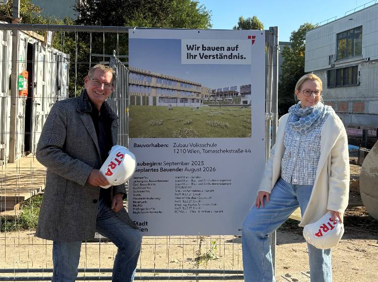 Bezirksflash: Volksschule Tomaschekstraße wird größer