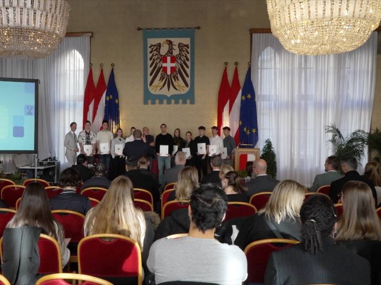 Auszeichnung für erfolgreiche Lehrlinge