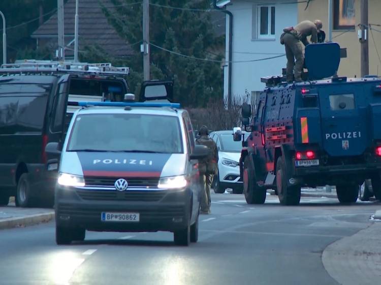 Großeinsatz: Schüsse in Floridsdorf