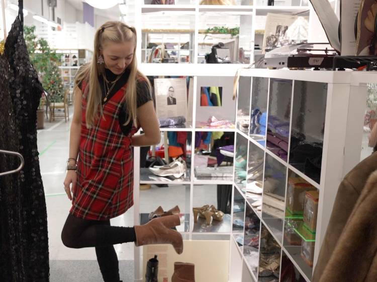 Golfen und Geschenke finden im neuen Volkshilfe Vintage Shop