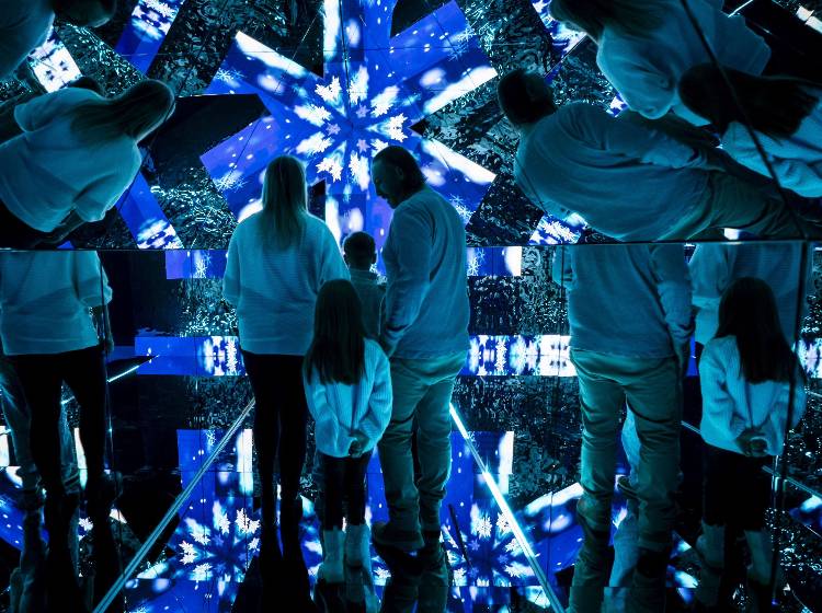 Ein immersives Wintererlebnis im Immersium:Wien