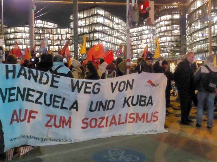 Solidaritätsdemos für Venezuela