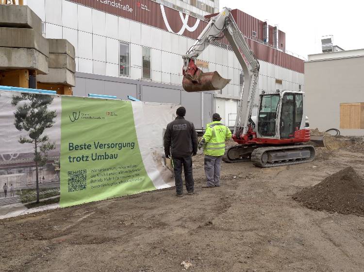 Klinik Landstraße: Umbau für neue Erstversorgung gestartet