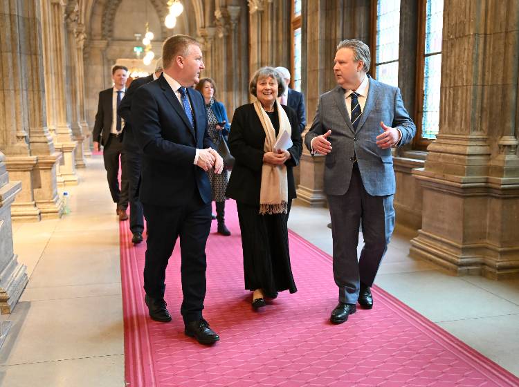 EU-Kommissar McGrath traf bei Wien-Visite Bürgermeister Ludwig