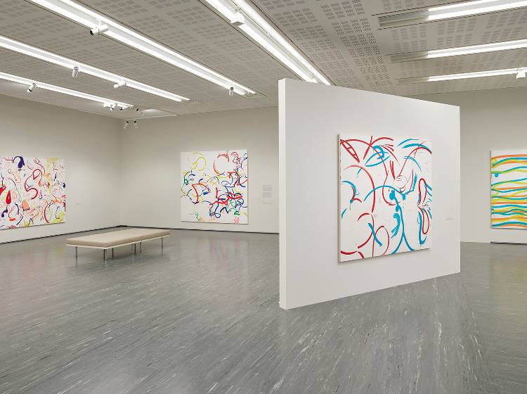 Explizit, abstrakt und alles dazwischen: Sue Williams im Belvedere 21