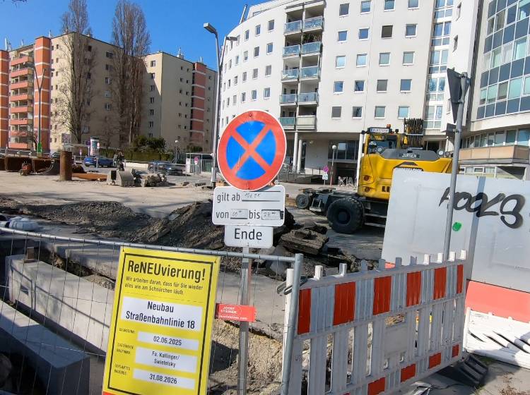 Bezirksflash: Neue Umkehrschleife für die Linie 18