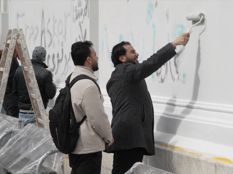 Gemeinsam für den Bezirk: Reinigungsaktion an der Keplerkirche