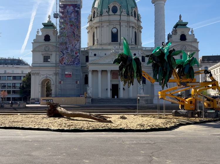 Bezirksflash: Klima Biennale startet am Karlsplatz