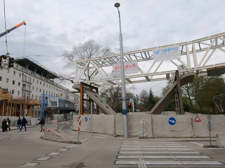 Bezirksflash: Neue Brücke in Meidling