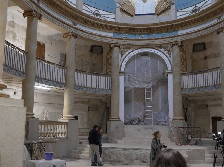 Jüdischer Stadttempel: Sanierung verläuft nach Plan