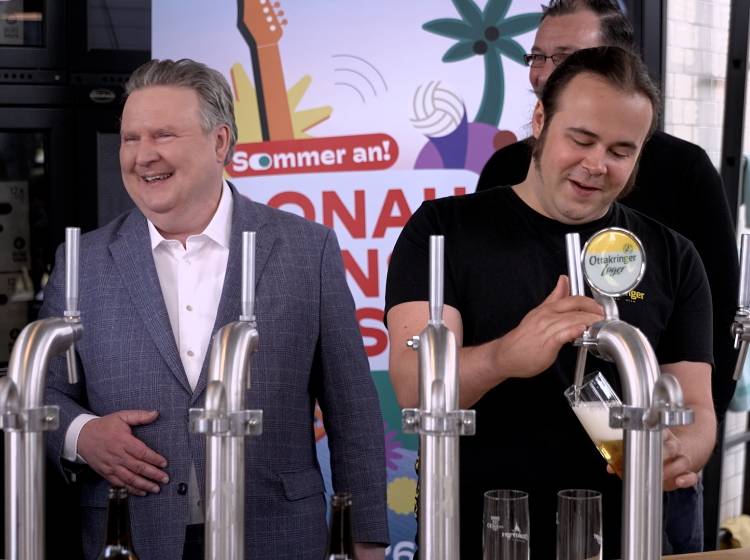 Anstoßen auf Donauinselfest: Das neue Inselbier ist da