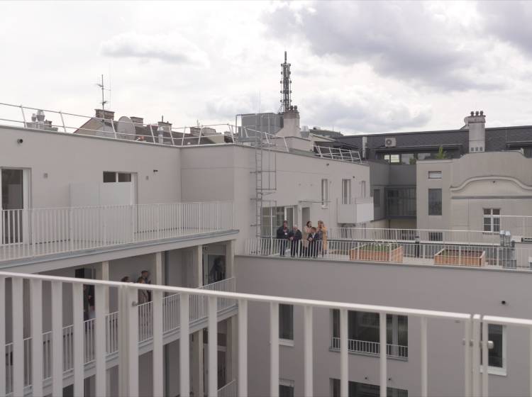 Bezirksflash: Neuer Gemeindebau im Stadtquartier "Sophie 7"