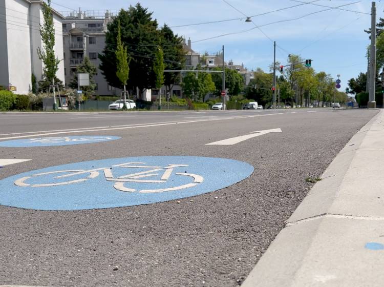 Bezirksflash: Radweg auf der Erzherzog-Karl-Straße wird verlängert
