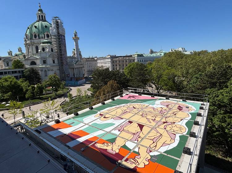 Neue "DachArt" schmückt Pavillondach des Wien Museums