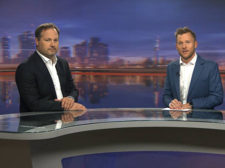 Bezirksvorsteher Daniel Resch zu Gast im W24-Studio