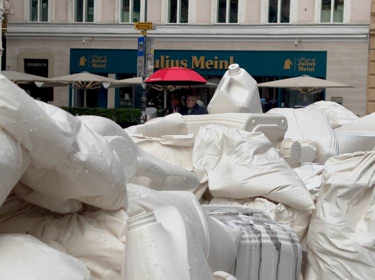 Klimakunst am Graben