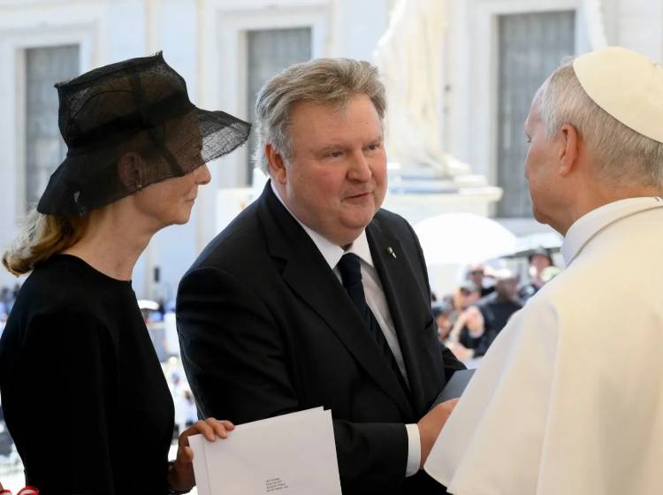 Ludwig und Ruck treffen Papst Leo XIV. in Rom