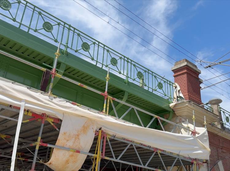 Bezirksflash: Sanierung der Stadtbahnbrücke