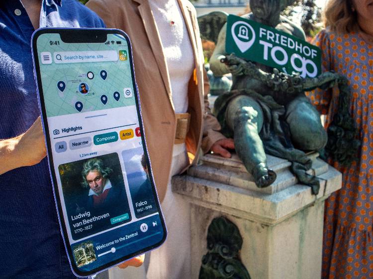"Friedhof to go": Zentralfriedhof per Handy erkunden