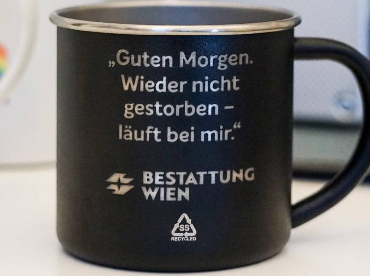 Schwarzer Humor zum Frühstück
